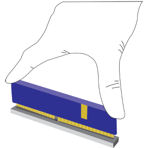 Illustration of putting in RAM