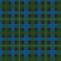 Illustration of Campell of Argyll Family Tartan