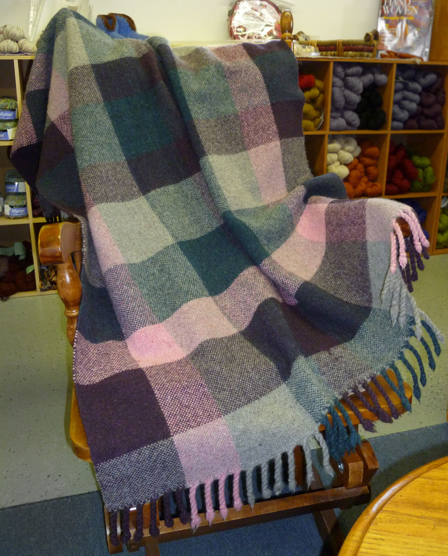 A wool throw