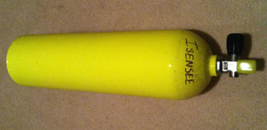 photo of scuba tank