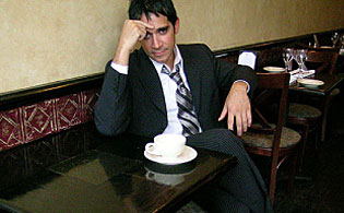 Rob with coffee