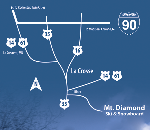 map to mt. diamond