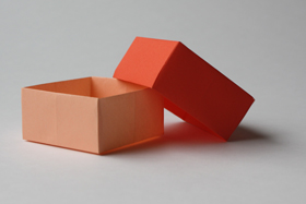 photograph of origami box
