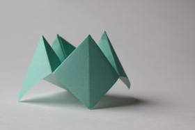 photograph of origami game