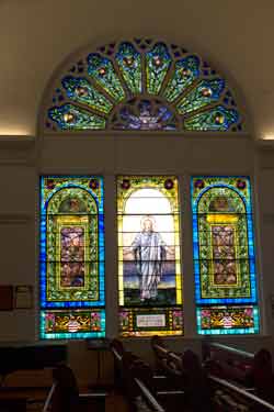 Historic Christ Church of La Crosse Tiffany Window