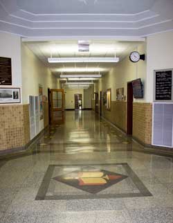 Historic Teacher's College Hallway at UW-L
