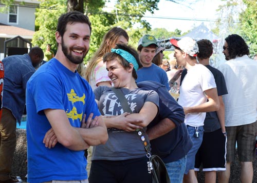 Everyone has fun at chalkfest!